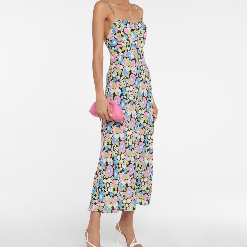 RIXO Maeve floral-print crepe maxi dress